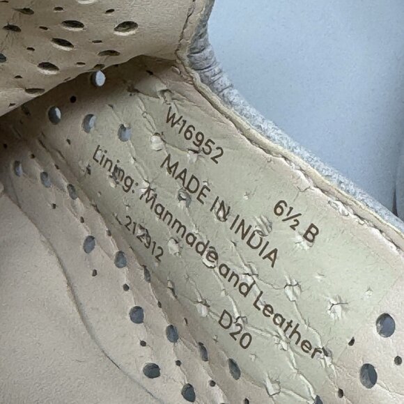 Cole Haan Paula Mule Gray Paloma Unbuckle Mule Size 6.5B Nubuck - Picture 7 of 8